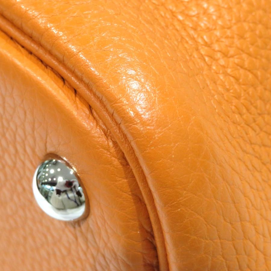 ボリード HERMES (エルメス) ボリード31 オレンジ(シルバー金具
