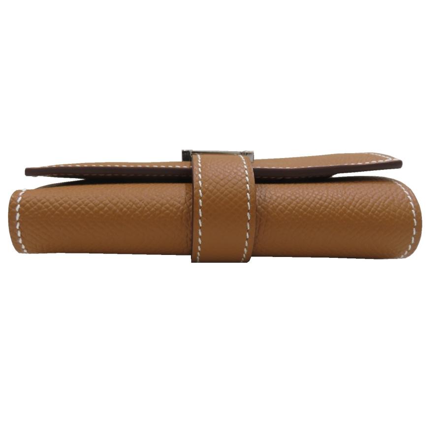 Bearn HERMES (エルメス) ベアンコンビネ 財布 折財布 ゴールド(SV金具  