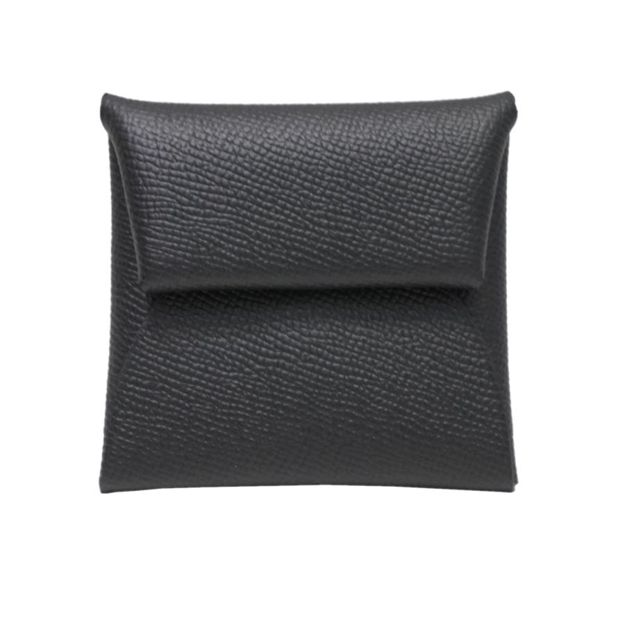 HERMES （エルメス) バスティア コインケース ブラック エプソン B刻印 