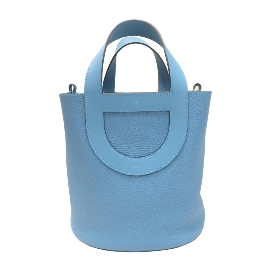 HERMES （エルメス) インザループ23 ハンドバッグ トートバッグ ブルー 