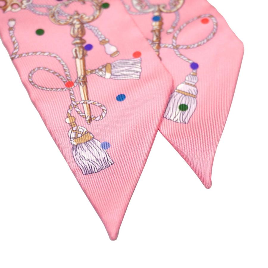 エルメスツイリーレクレアポア　ピンク 楽天市場】エルメス ツイリー スカーフ レクレアポア Les Cles a