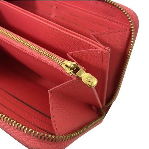 【最良品】LOUIS VUITTON ジッピーウォレット アズールローズパパイヤ 最良品】LOUIS VUITTON ジッピーウォレット アズールローズパパイヤ