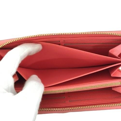【最良品】LOUIS VUITTON ジッピーウォレット アズールローズパパイヤ LOUIS VUITTON(ルイヴィトン) ジッピーウォレット アズール