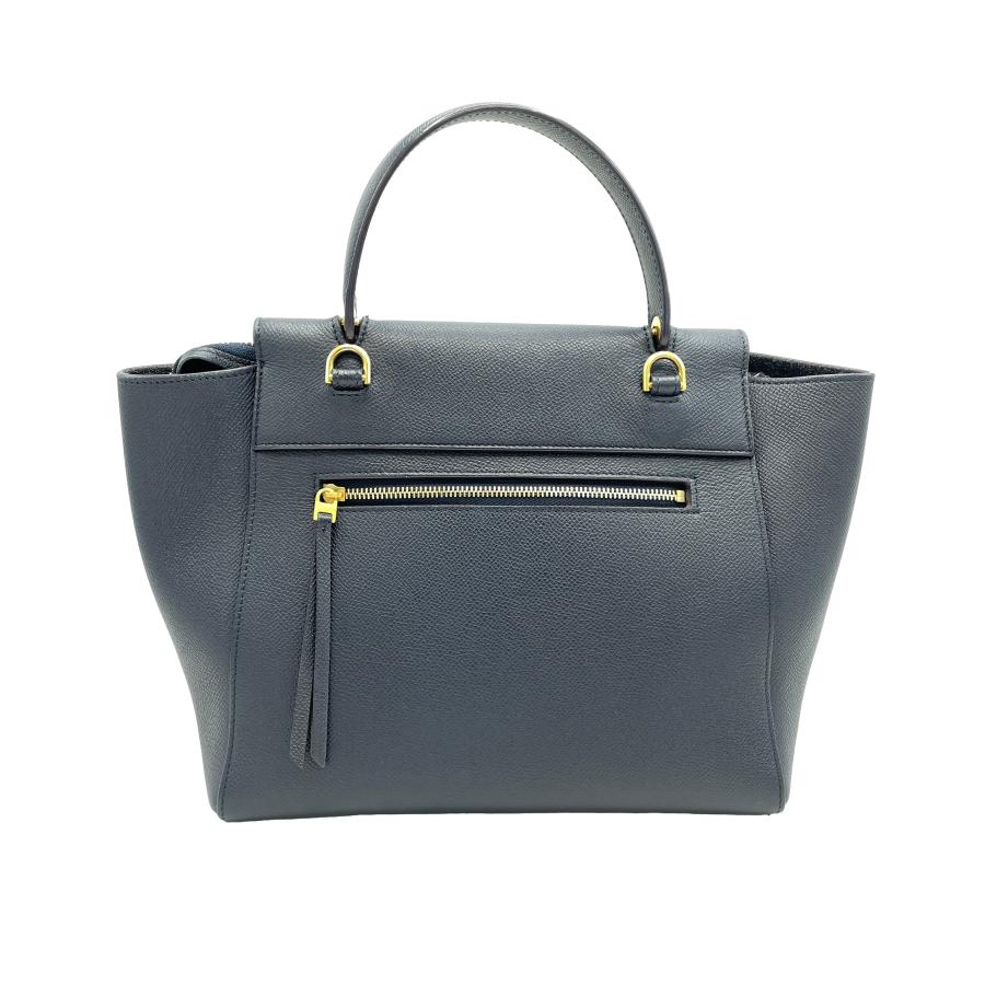 CELINE(セリーヌ) ベルトバッグ マイクロ ネイビー グレインカーフ  