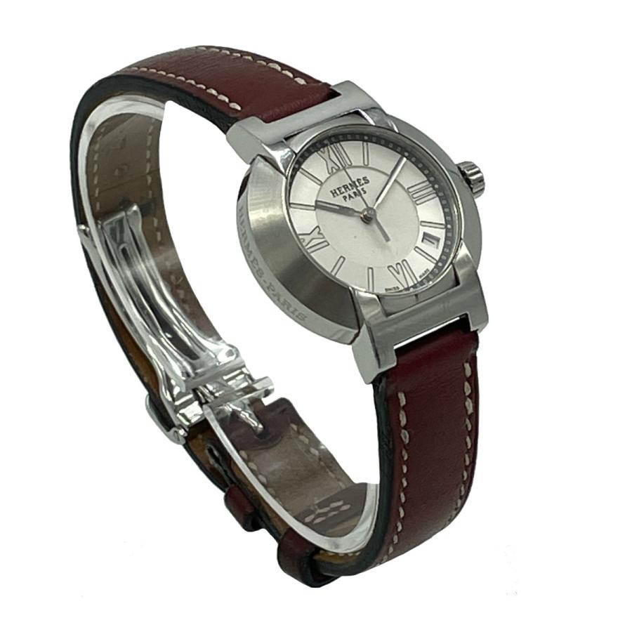 HERMES(エルメス) ノマード 腕時計 NO1.210 SS/レザー ランクA