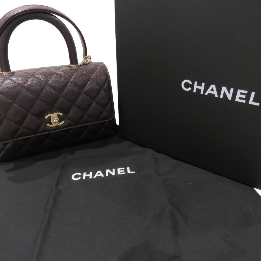 CHANEL (シャネル) ココハンドル 24 (XS) A92990 マロン CHANEL (シャネル) ココハンドル 24 (XS) A92990 マロン