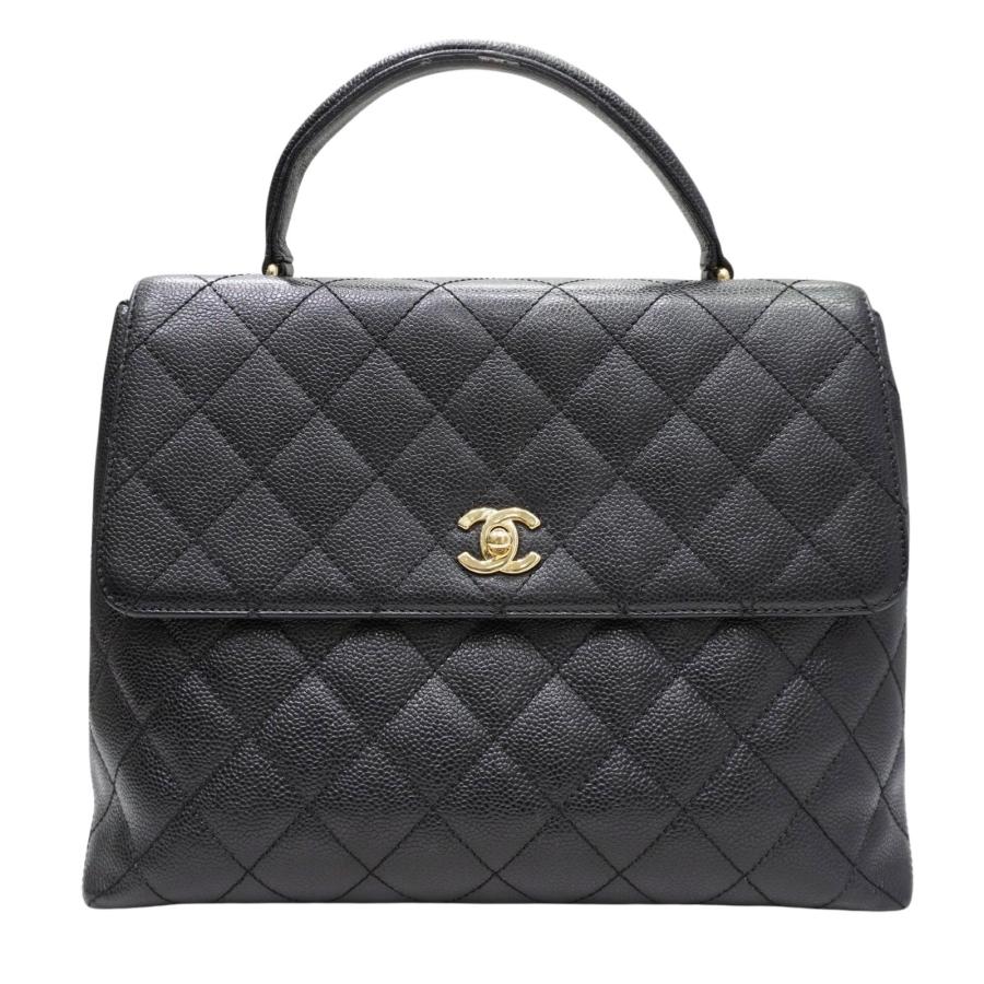 CHANEL CHANEL(シャネル) マトラッセハンドバッグ ブラック(G金具 