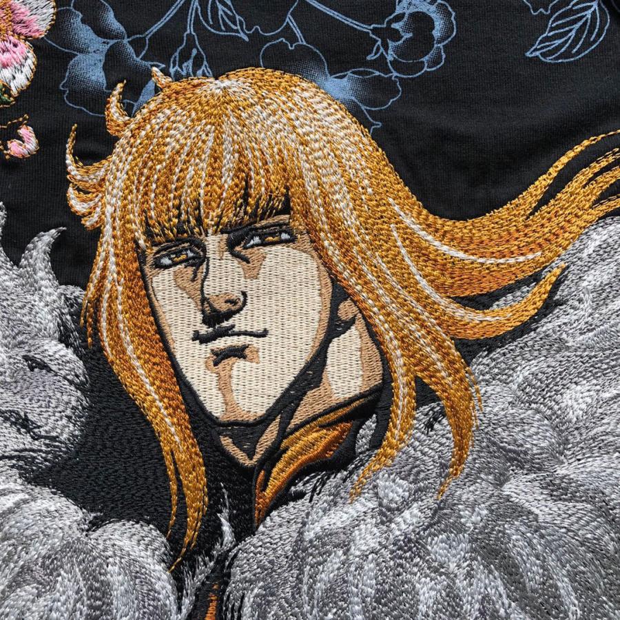 絡繰魂 公式 南斗六聖拳 シン 刺繍TEE 北斗の拳 Tシャツ ティー 絡繰魂 公式 南斗六聖拳 シン 刺繍TEE 北斗の拳 Tシャツ ティー