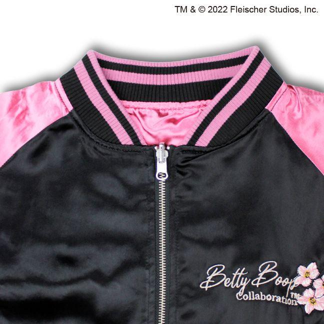 絡繰魂 粋 BETTY 桜月夜 スカジャン 223025 和柄 スカジャン