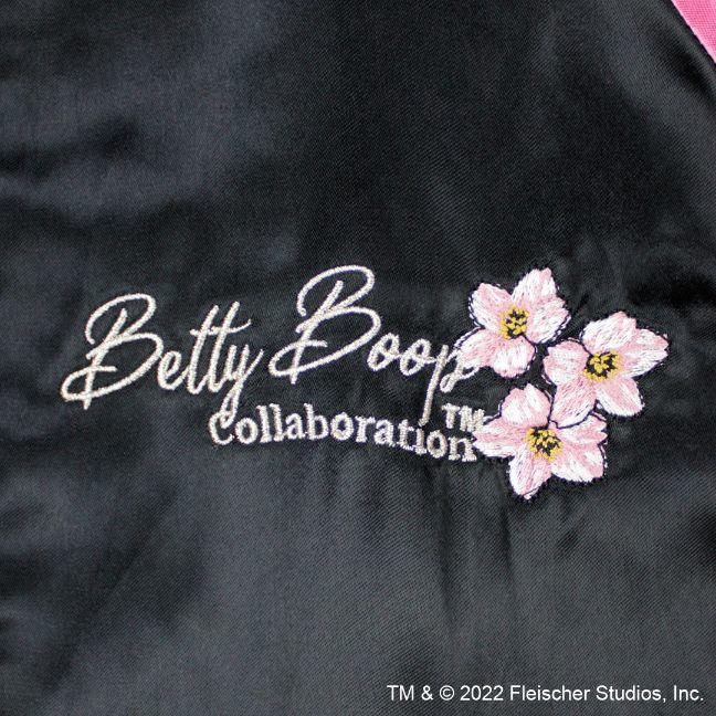 絡繰魂 粋 BETTY 桜月夜 スカジャン 223025 和柄 スカジャン