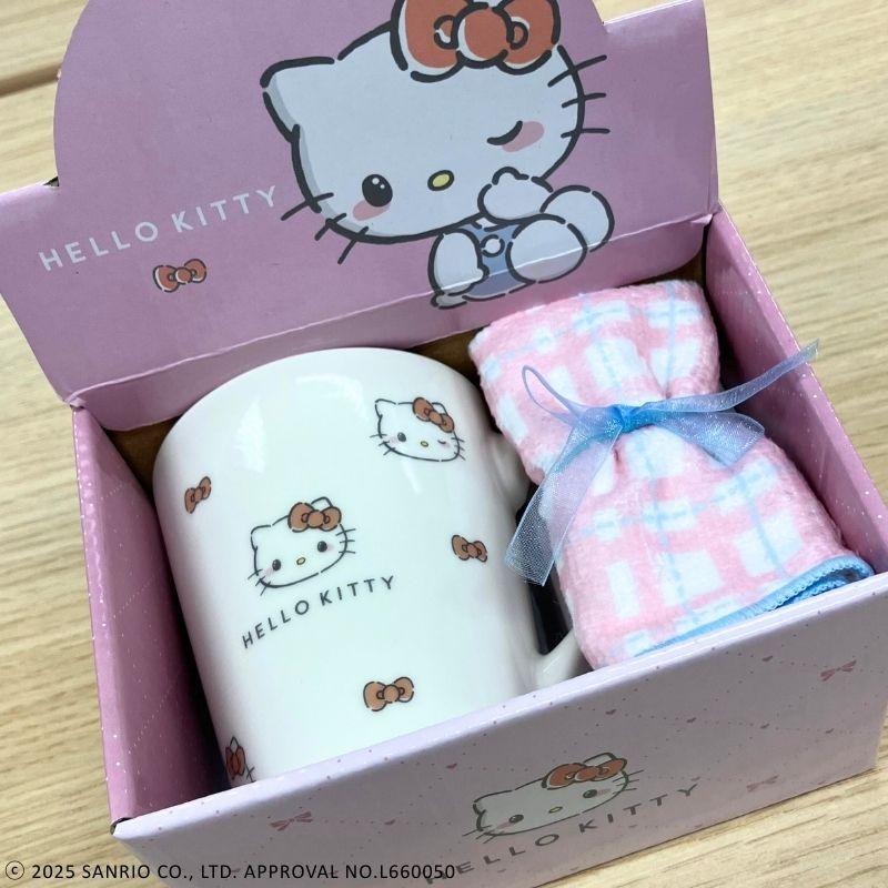 サンリオ タオル付きマグカップ ハローキティ クロミ シナモロール