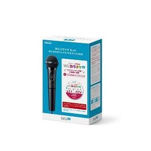 即納☆新品】WiiU マイクセット WiiカラオケU トライアルディスク付き