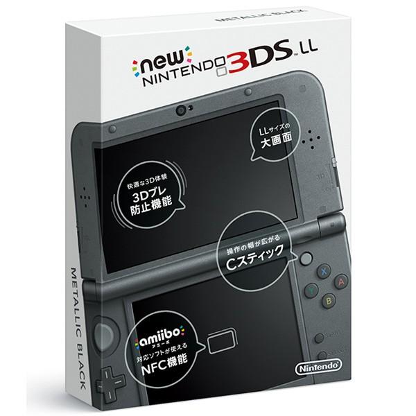 【即納★新品】Newニンテンドー3DS LL本体 メタリックブラック（RED-S-VAAA）｜crux-store