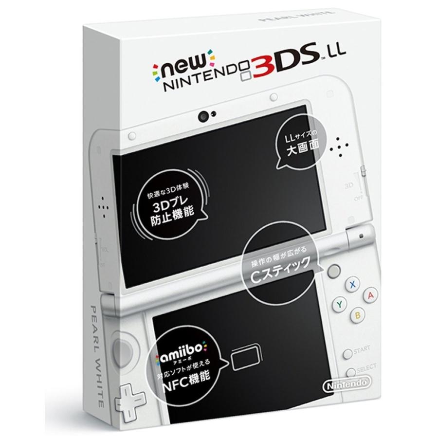 【即納★新品】Newニンテンドー3DS LL本体 パールホワイト（RED-S-WAAA)｜crux-store