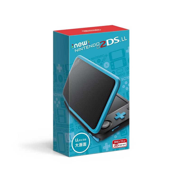 【即納★新品】2DS Newニンテンドー2DS LL ブラック×ターコイズ(本体)｜crux-store