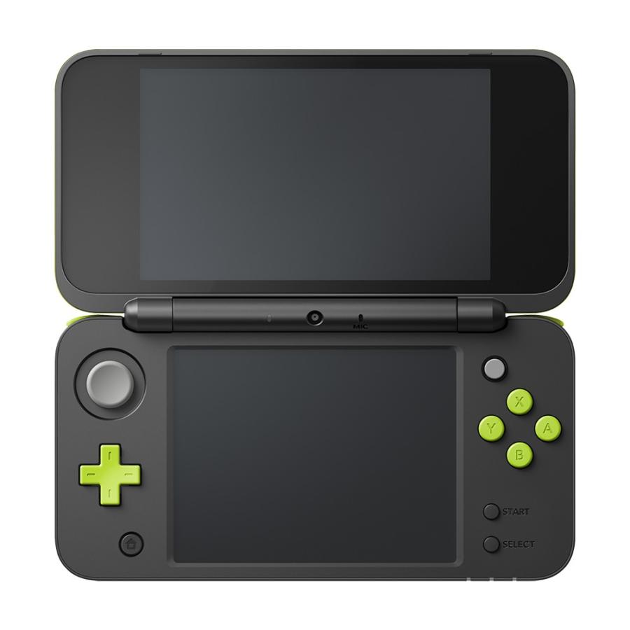 【台数限定プレゼント付き・即納★新品・】2DS Newニンテンドー2DS LL ブラック×ライム【2017年10月05日発売】｜crux-store｜02