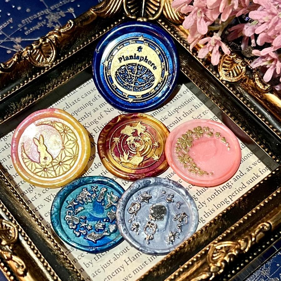 オリジナルデザイン】シーリングスタンプ＜2＞25mm◇ヘッドのみ