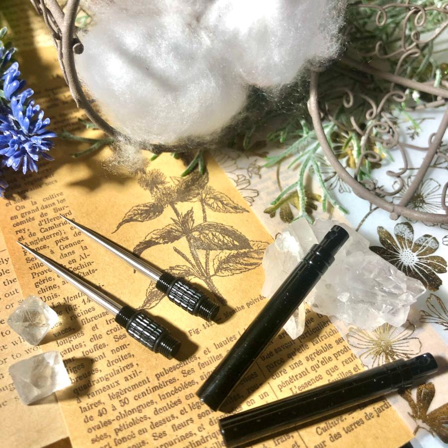 チタン製爪楊枝（長）ブラック [1本入り] : Crystal Aglaia - 通販