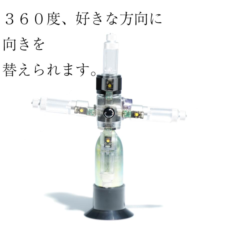 CO2レギュレーター S-1GR03A / 圧力可変0-0.6MPa / 低流量スピードコントローラー一体型 / 大型・小型CO2ボンベ両用（5/8-18UNF W22-14又はTR21-4）｜crystal-aqua｜08