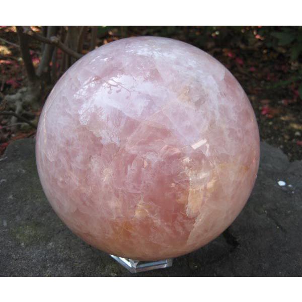 ローズクォーツ紅水晶丸玉