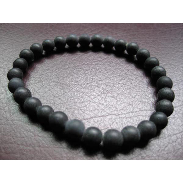 天然石 ブラックシリカ 神天石 ブレスレット : crystal-art-box - 通販