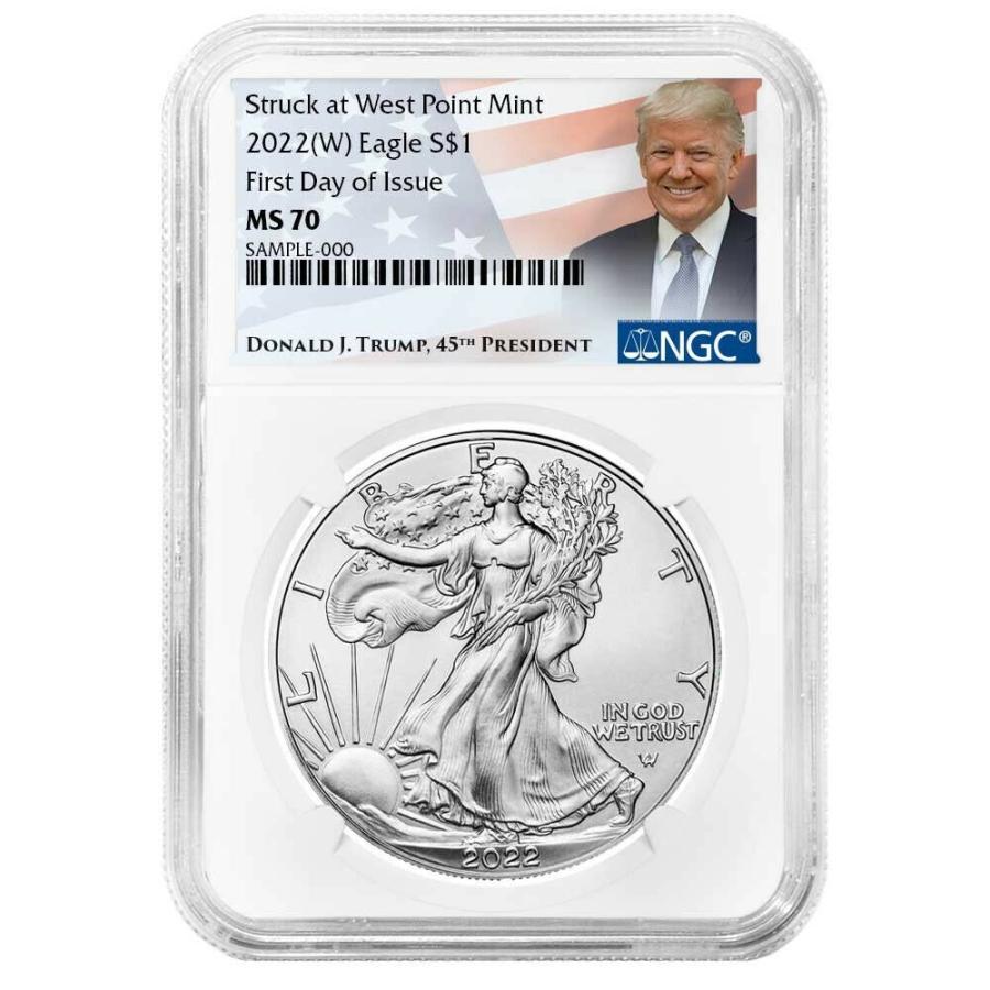 欲しいの Melania & Trump PCGS NGC アンティークコイン 【品質保証書付】 Escalator トランプ＆メラニア 4500 of L/E Rare 2021 - MAGA Coin Silver 1oz TRUMP 記念メダル