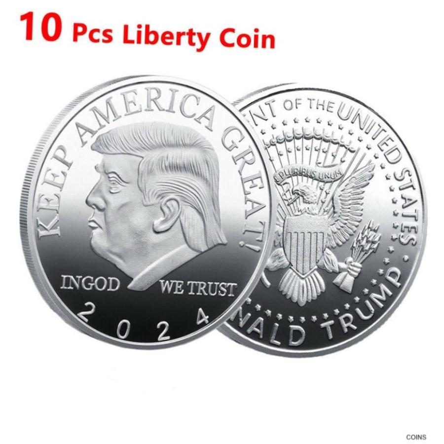 最大80％オフ！ Great Americe Keep US Coin Trump Donald 2024 Pc 10 PCGS NGC アンティークコイン 【品質保証書付】 EAGLE Donald 2024 PC 10 Challenge President 記念メダル