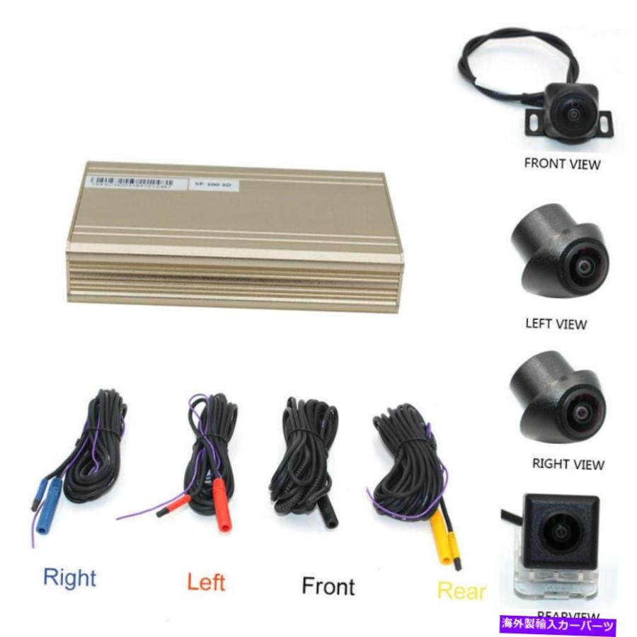 アイライン 360°バードアイビューパノラマ4カメラカーDVR 