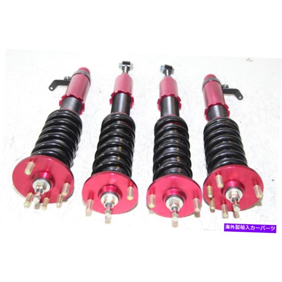 サスペンション Hiro Performance Coiloversサスペンションダワーダワー20+トヨタコロラクロスXG10 Coilover Suspension RED ADJ Dampening_2