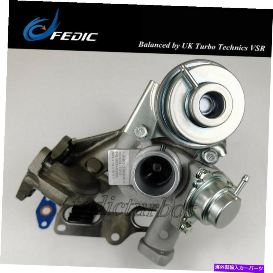 ターボチャージャー タービンTD02 49373-03006 Fiat 500 Twinair