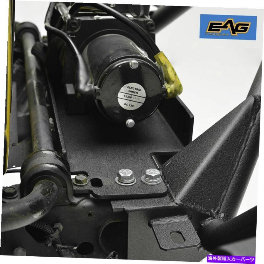 winch EAGウィンチマウントプレートフィット19872006ジープラングラーTJ YJ EAG Winch Mounting