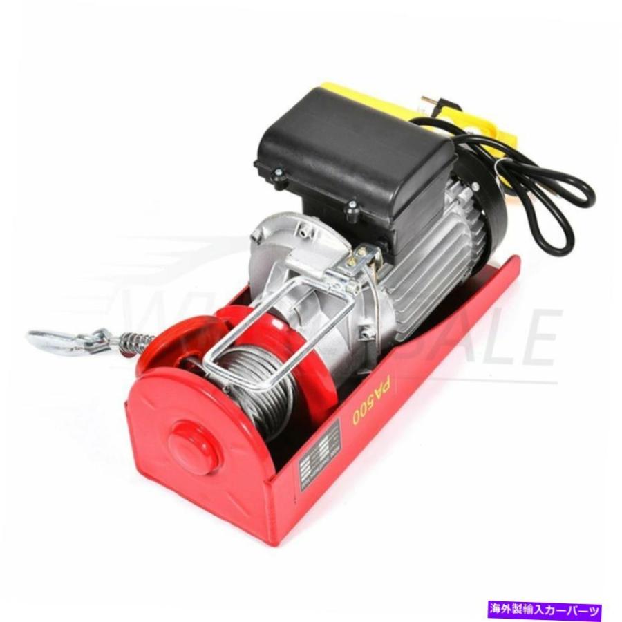 winch 電気ケーブルホイストクレーンリフトガレージウィンチW /リモート1100LBS 110V Electric Cable Hoist