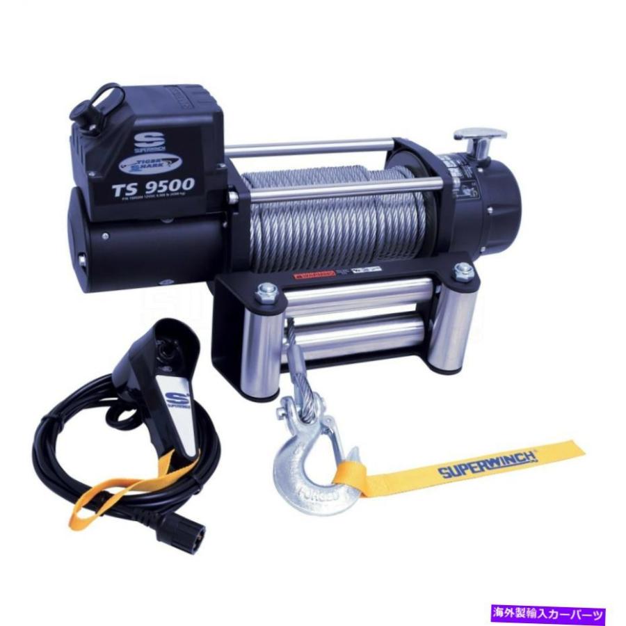 winch ローラーフェアリー付きスーパーウィン1595200タイガーサメ9500ポンド12Vウィンチ Superwinch 1595200 Tiger Shark 9500 lbs 12V Winch with Ro｜crystal-netshop｜02