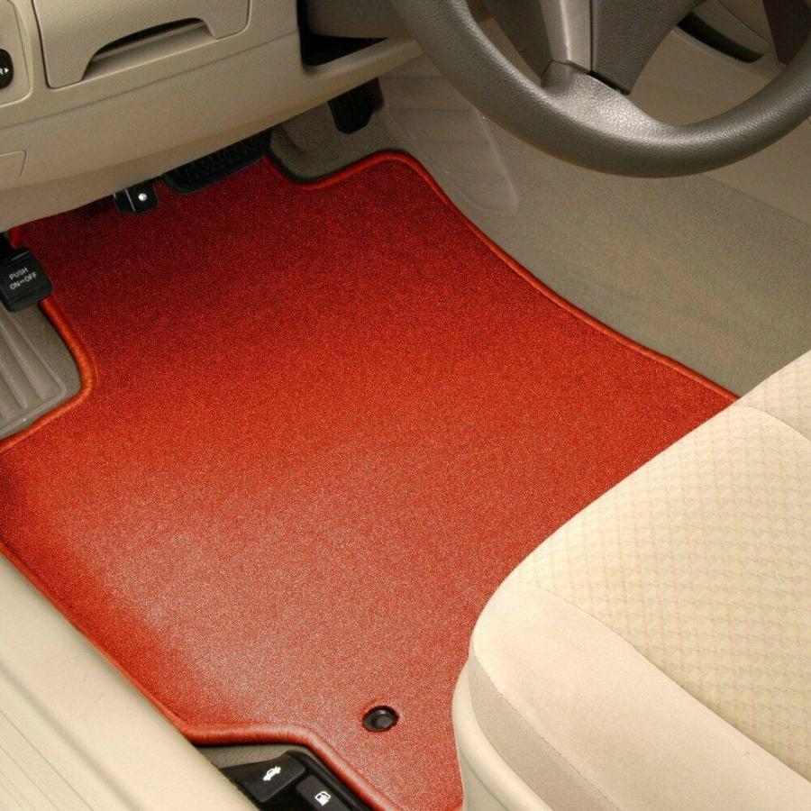 Floor Mat ホンダシビック1719カーペット付き1st＆2行燃焼赤いフロアマット For Honda Civic 1719