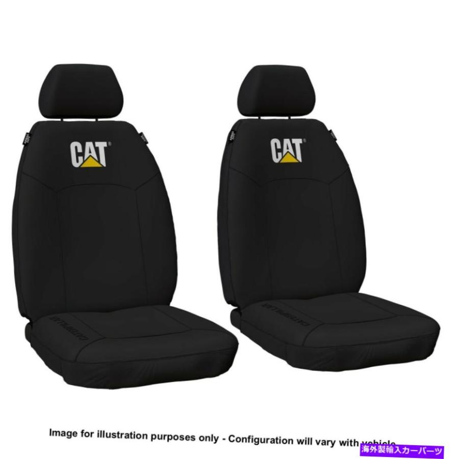 シートカバー 1列のカスタムキャタピラーキャットキャンバス