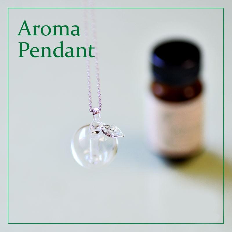 商品 ガラス製アロマペンダント リンゴ