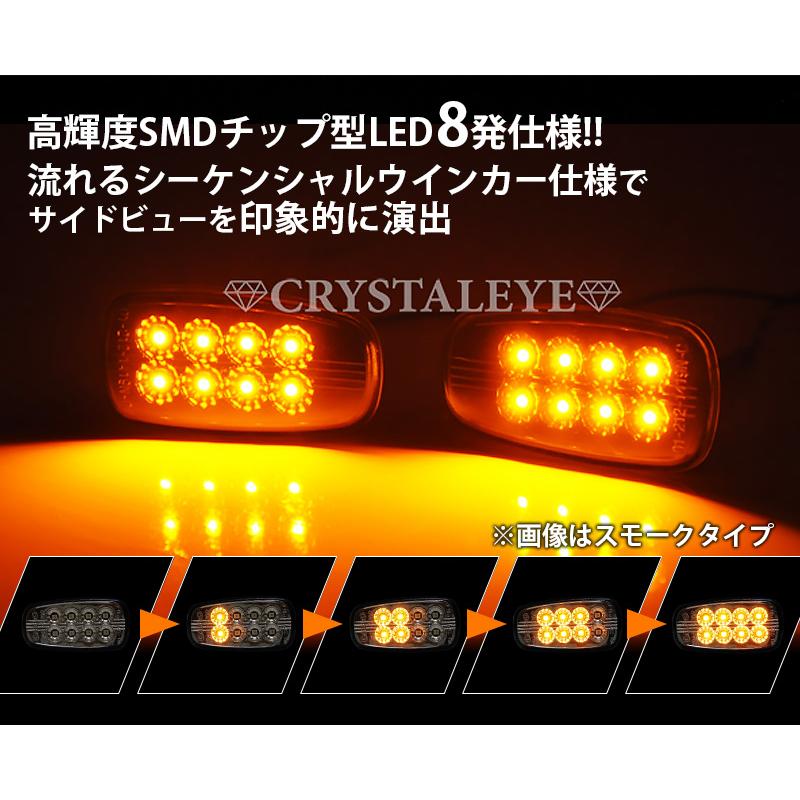 セルシオ(UCF3#) 30系 流れるウインカー シーケンシャル LEDサイド 