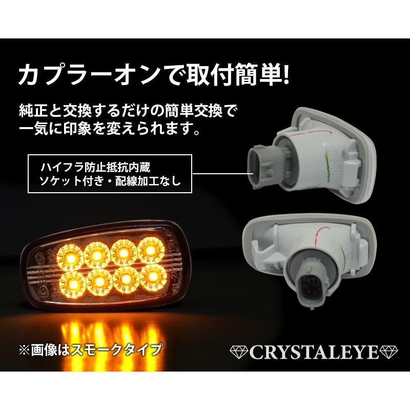 ダイハツ コペン(L880K) 流れるウインカー シーケンシャル LEDサイド
