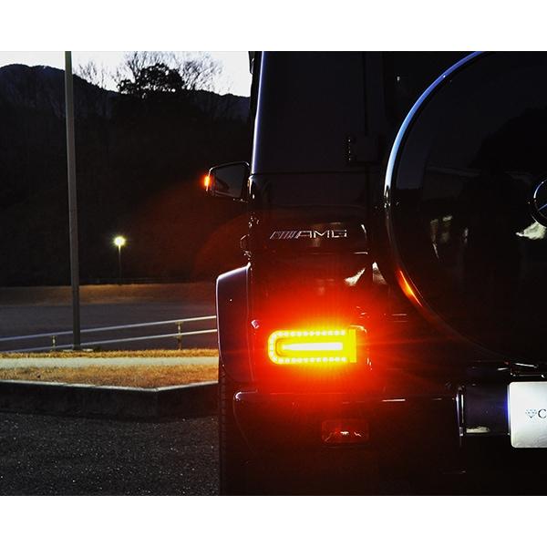 ベンツ Gクラス ゲレンデ LEDテール 現行ルック スモーク W463 G65/AMG