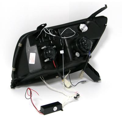 210 215系 ハイラックスサーフ CCFLイカリングヘッドライト ブラック