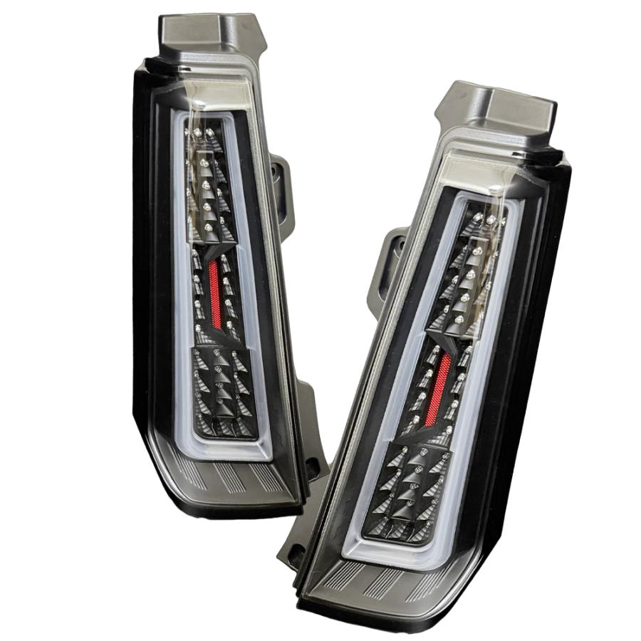MH34S/44SワゴンRファイバーフルLEDテールクリスタルアイスモークタイプ J142SM MH34/44S スティングレー ワゴンR クリスタルファイバー