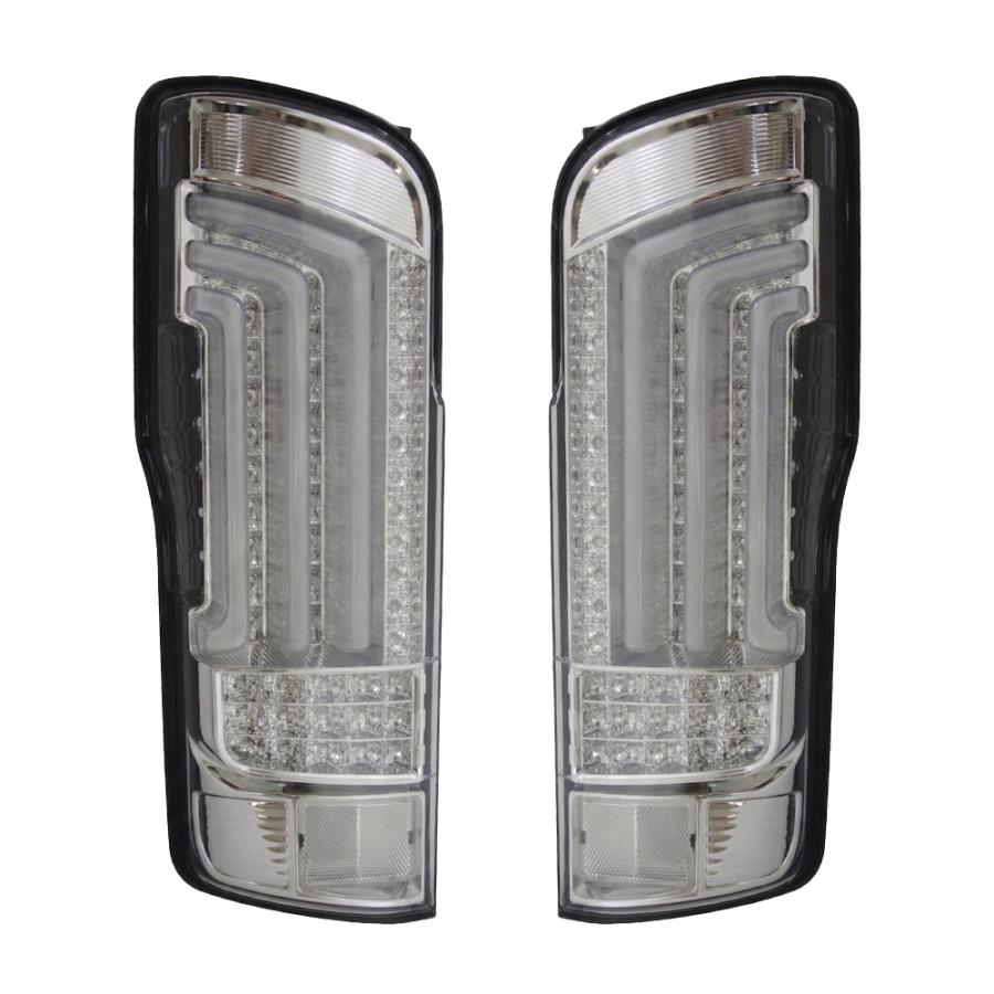 NV350キャラバン　ファイバーLEDテール NV350 キャラバン ファイバー LEDテールランプV2 流れるウインカー LED