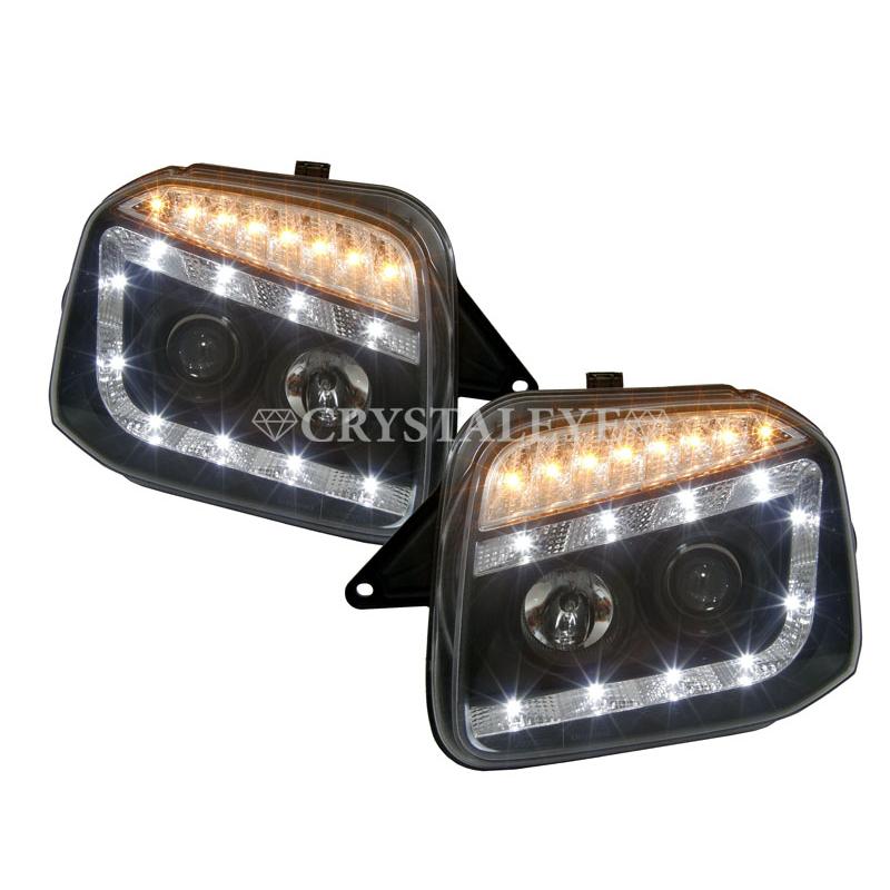 JB23 ジムニー 流れるLEDウインカー内蔵 10連LEDプロジェクターヘッド