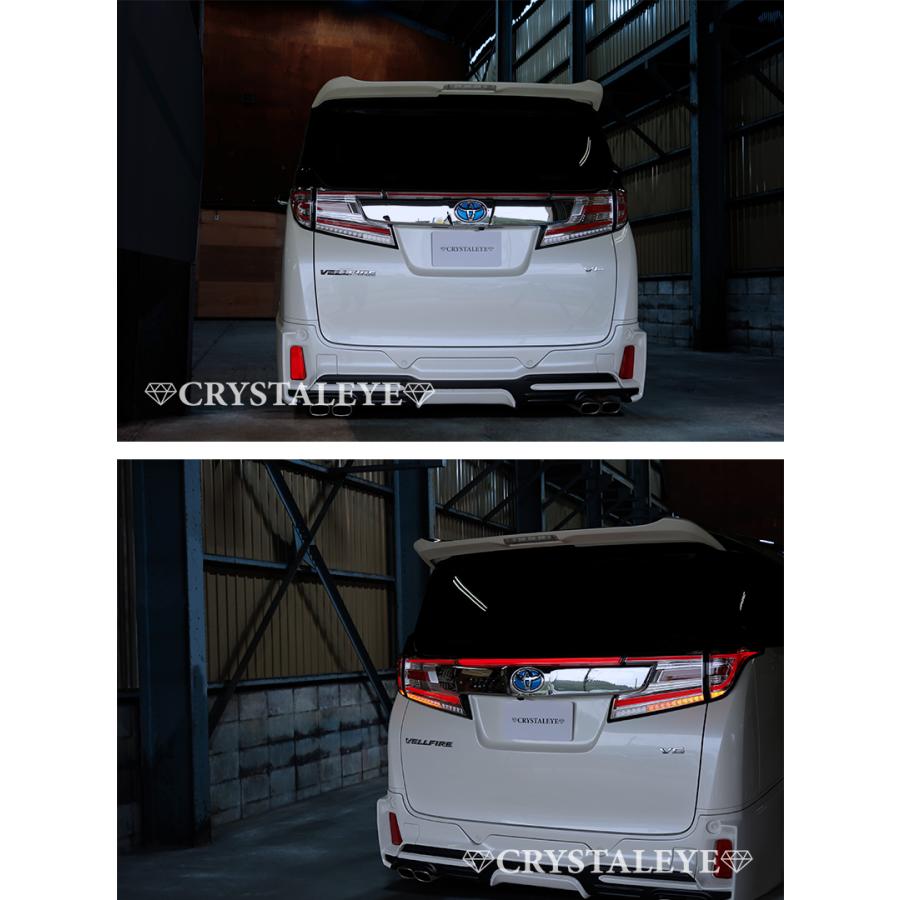 30系 前期用 ヴェルファイア アルファード ファイバーLEDテールランプ