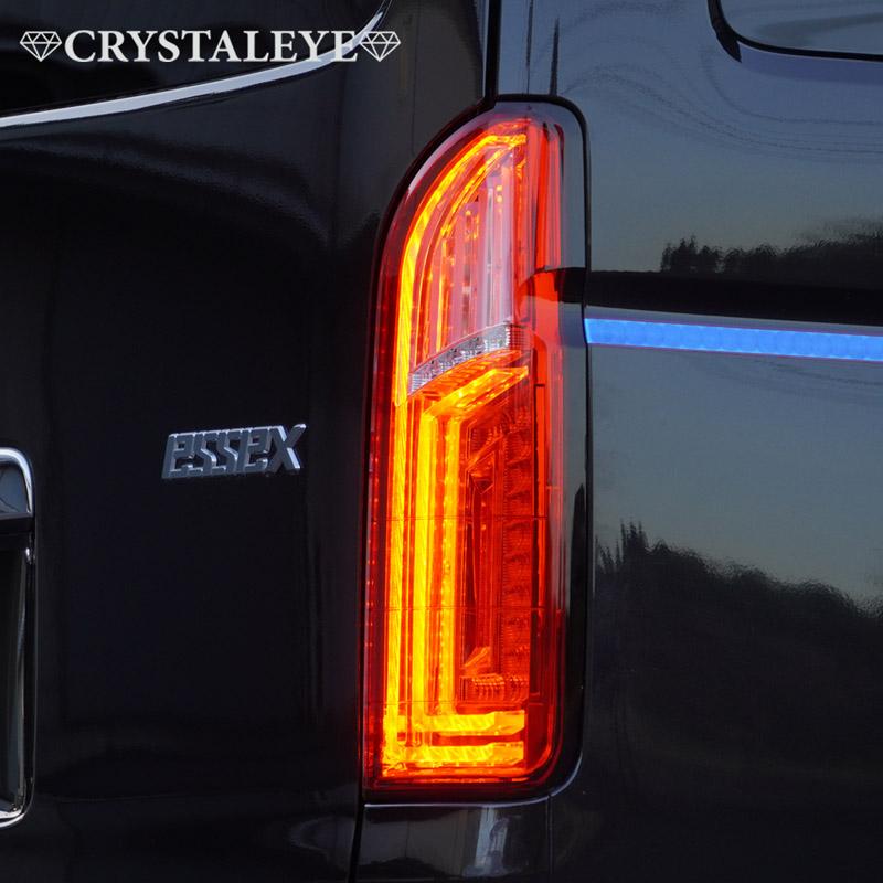 ハイエース200系 1~3,4,5,6,7型LEDテールランプ ブラックタイプ ハイエース200系 1~3,4,5,6,7型LEDテールランプ ブラックタイプ