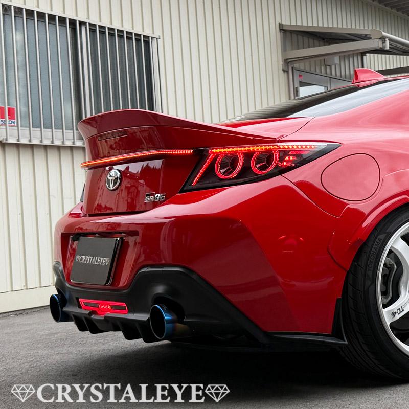 クリスタル 車両型装飾品 3連 トヨタ GR86 (ZN8) スバル BRZ（ZD8) ファイバーLED トランク