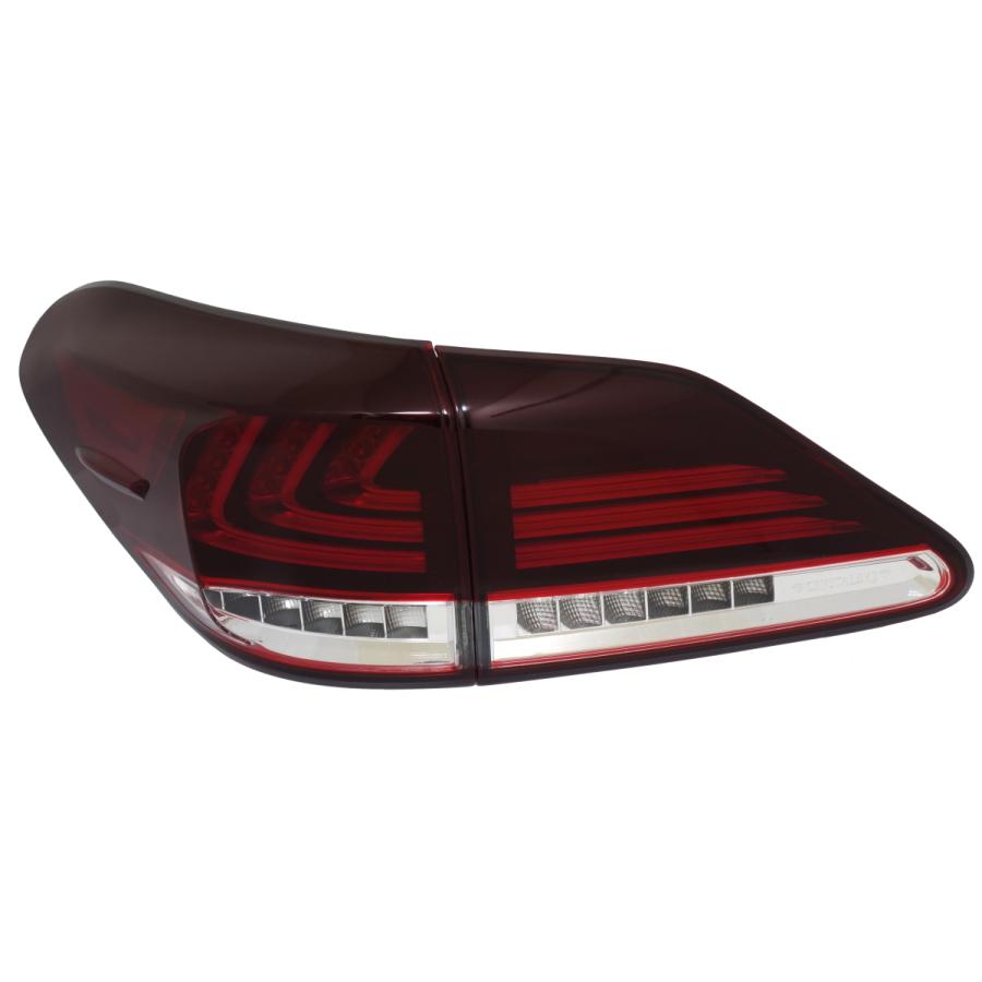 10系 レクサス RX ファイバーLEDテールランプV3 ハイブリット 450h 270