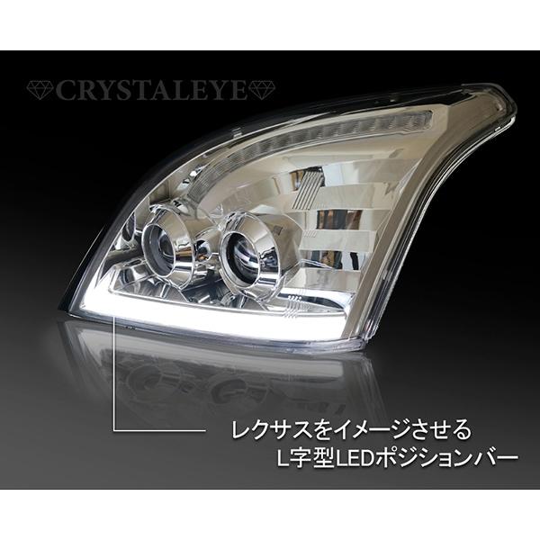 120系 ランクル プラド Lスタイル ダブルプロジェクターヘッドライト