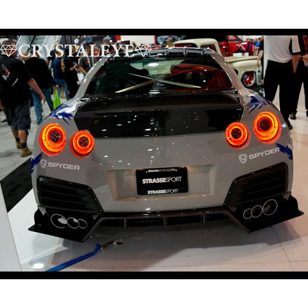 R35GT-R LEDテールランプ クリスタルアイ 35gtr r35gt-r R35 GT-R ダブルファイバーリング フルLEDテールランプ