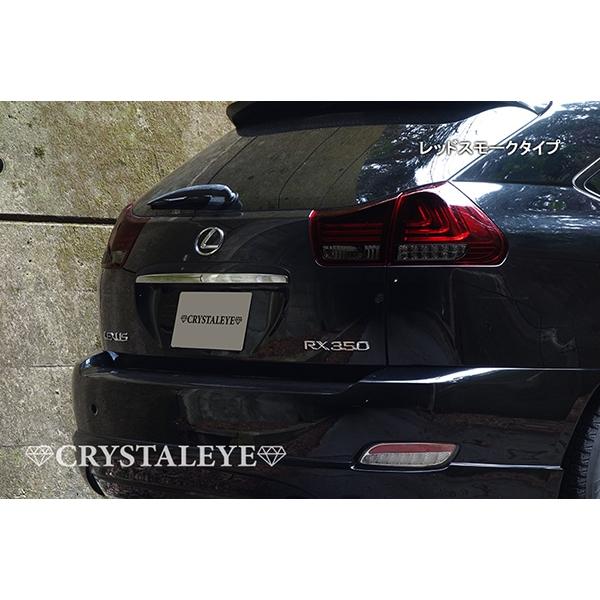 30ハリアーレクサススタイル ファイバー LEDテールランプ V3 流れる